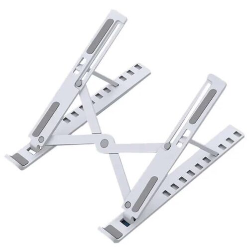 Profitez d'un espace de travail ordonné et confortable grâce à notre support multi-niveaux, conçu pour s'adapter à tous les styles de vie et habitudes d'utilisation. Il est idéal pour tout utilisateur de laptop cherchant à améliorer sa posture et son efficacité tout au long de la journée.